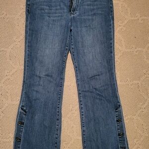 Bootcut Pilcro jeans with button detail 14/32